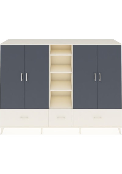 Hyperion Dolap 12 Raflı 3 Çekmeceli 4 Kapaklı 220x44x163 Aytaşı-a Aytaşı-antrasit/aytaşı Hyperion Dolap 12 Raflı 3 Çekmeceli 4 Kapaklı 220x44x163 Aytaşı-a Aytaşı-antrasit/aytaşı