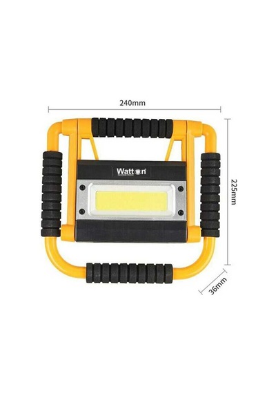 Watton WT-328 30W Şarjlı Seyyar Led Projektör
