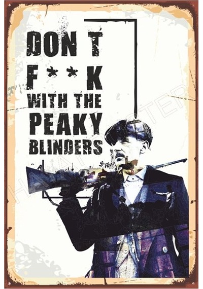 Peaky Blinders Retro Ahşap Poster