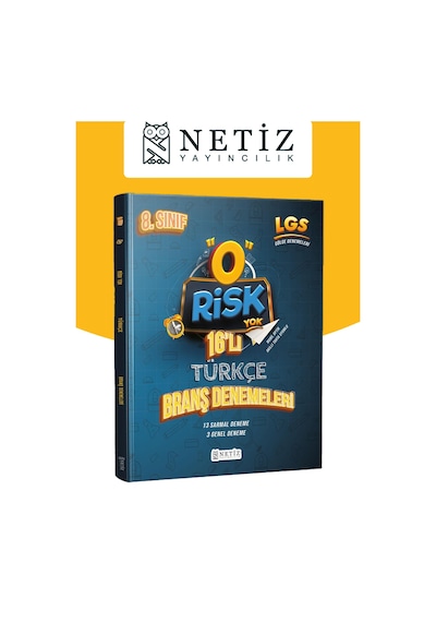 Netiz Risk Yok 16' Lı Türkçe Branş Denemesi