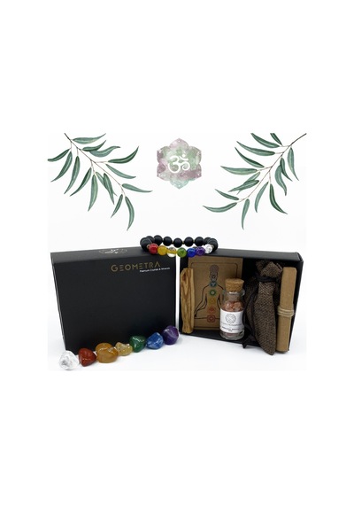 Premium Kristal & Mineral Çakra Seti Premium Kristal & Mineral Çakra Seti