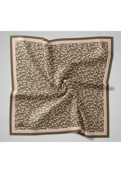 Silk Home Aura Eşarp 140005-16 Koyu Yeşil, Pudra, Ekru