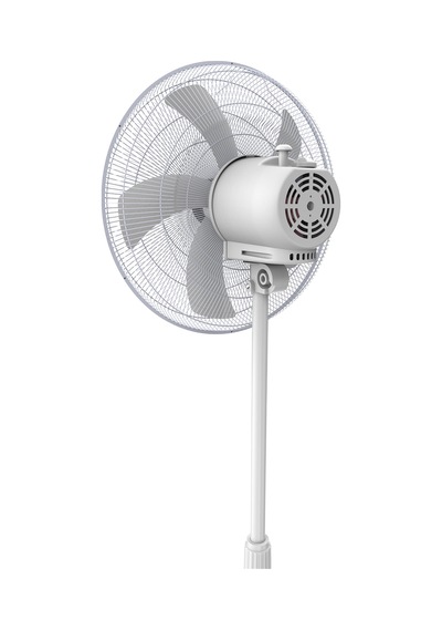 Kumtel Beyaz 16 İnç Ayaklı Vantilatör 50 W, 5 Pervaneli, 3 Kademeli, 121 Cm Yükseklik