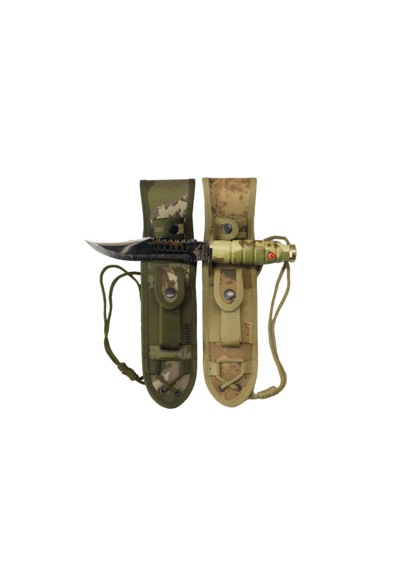 Taktikal Kamp Bıçak Nikel-multicam