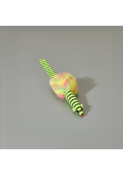 Kpmm Tüylü Fare Kedi Oyuncağı - Asorti - 32 Cm