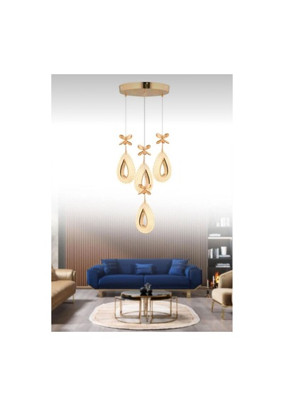 Lalin Gold 4lü Avize