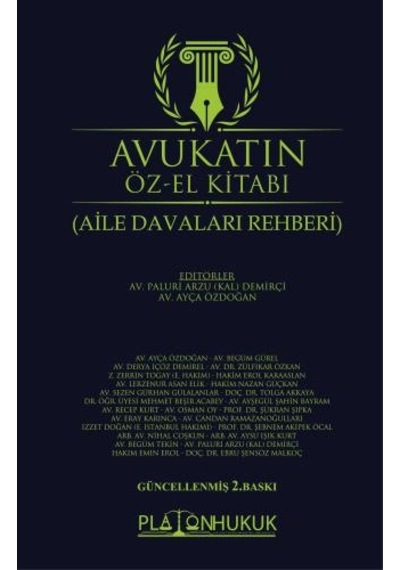 Avukatın Öz El Kitabı Aile Davaları Rehberi 2. Baskı