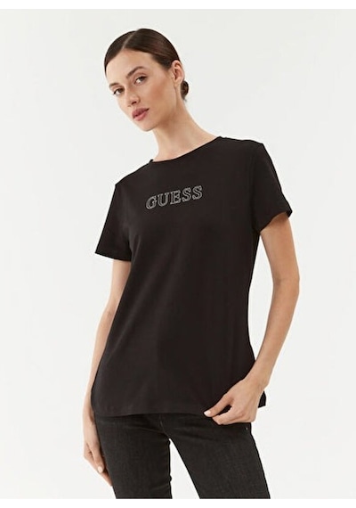 Guess Kadın T Shirt V3bı11 J1314 Jblk Siyah
