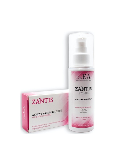 Dr.EA Zantis Aha Gözenek Sıkılaştırıcı Tonik 100 ML + Sivilce Akne Sabunu