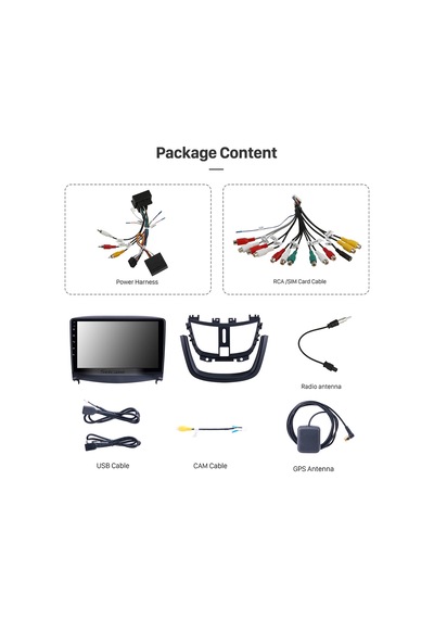 Peugeot 207 2006-2010 Multimedya Navigasyon Usb Kamera Carplayer