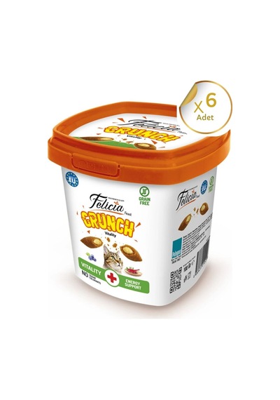 Felicia Crunch Vitality Kedi Ödülü 100 Gr 6'lı