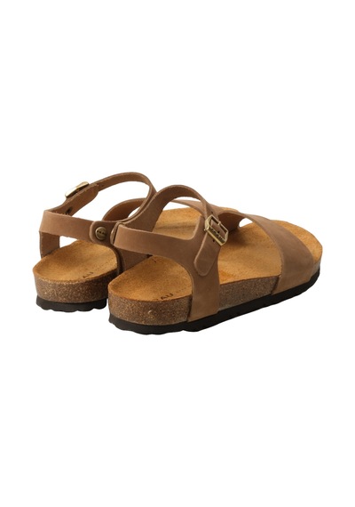 Sabbıa Sandalet Kadın 58h3 Frau Nabuk-v Leather Sabbia Kahverengi