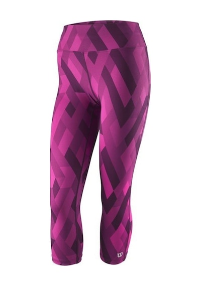 Wilson Printed Mor Kadın Tenis Taytı Wra761703