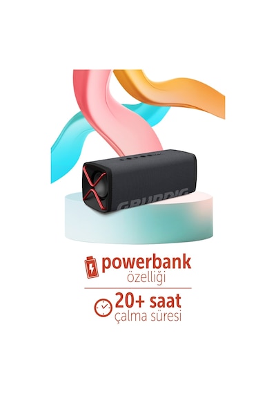 Grundig Uyumlu Club Bluetooth Hoparlör Siyah