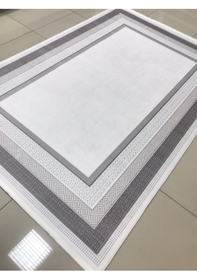 Merinos Halı Vista 76588 095 Serisi Triko Akrilik Salon Oturma Yatak Odası Halısı Gri