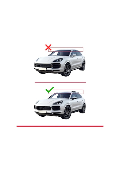 Porsche Cayenne 9ya/9yb 2018 Ve Sonrası İle Uyumlu Ace-2 Ara Atkı Tavan Barı Siyah