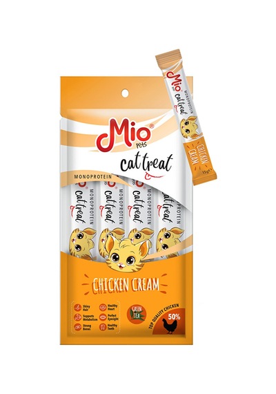 Mio Kedi Ödül Krema - Tavuklu 4'lü Paket