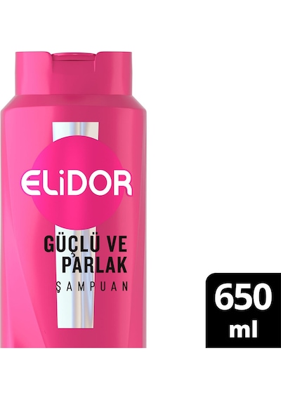 Elidor Güçlü Ve Parlak Şampuan Seramid-parlaklık Kompleksi 650 Ml Normal