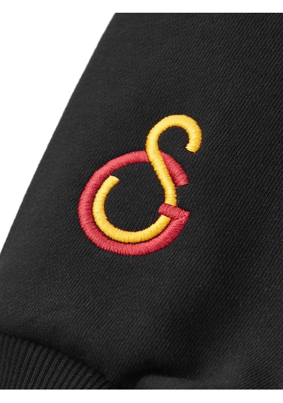 Gsstore Galatasaray Kadın Yarım Zip Hoodie K252107 Siyah
