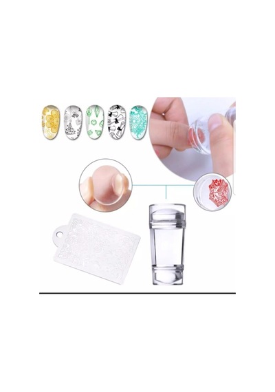 Kozmetik Seti / Oje No: 608 + 263 & Stamper Damgalama French Baskı Transfer Aparat Seti Diğer