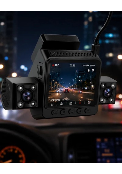 Araç İçi Güvenlik Kamerası 4 Lensli Full Hd Kayıt Destekli Sistem 01614852
