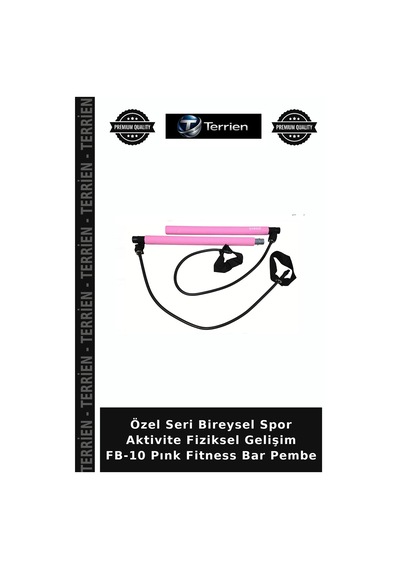 Özel Seri Bireysel Spor Aktivite Fiziksel Gelişim Fb-10 Pınk Fitness Bar Pembe