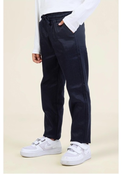 Erkek Çocuk Gabardin Pantolon Lacivert-5882 Lacivert
