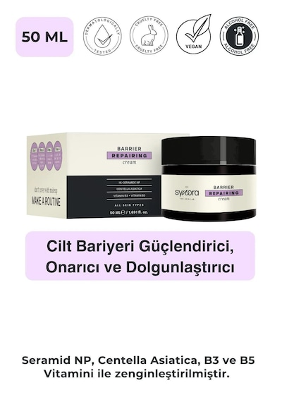 Synora Cilt Bariyeri Güçlendirici Onarıcı ve Dolgunlaştırıcı Krem 50 ML