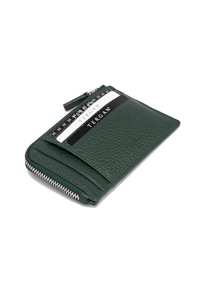 Tergan Yeşil Deri Unisex Kredi Kartlık 00265I5T