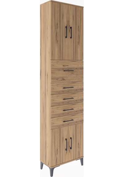 Arges Dolap 3 Raflı 5 Çekmeceli 4 Kapaklı 60x30x243 Çam-çam Çam Arges Dolap 3 Raflı 5 Çekmeceli 4 Kapaklı 60x30x243 Çam-çam Çam