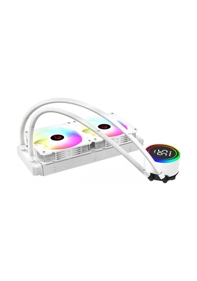 Rampage 240mm C15 Rgb Am5-1700p Sıvı Soğutmalı İşlemci Fanı Beyaz