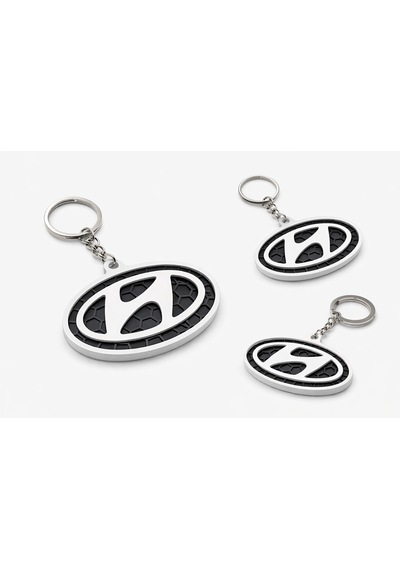 Hyundai Logo Anahtarlık Araba Anahtarlığı 3d Baskı Dekoratif Araç Anahtarlık