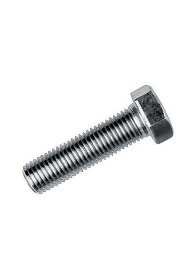 Mey İthalat M5x50 Civata Dın 933 8,8 Beyaz Tam Paso 10 Adet