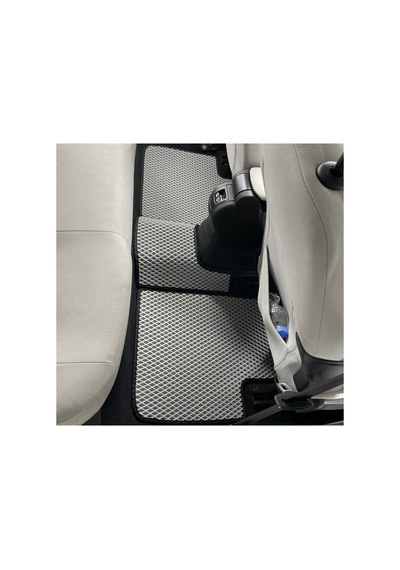 Peugeot 301 Akıllı Eva Oto Paspas Açık Gri-siyah Şerit Siyah