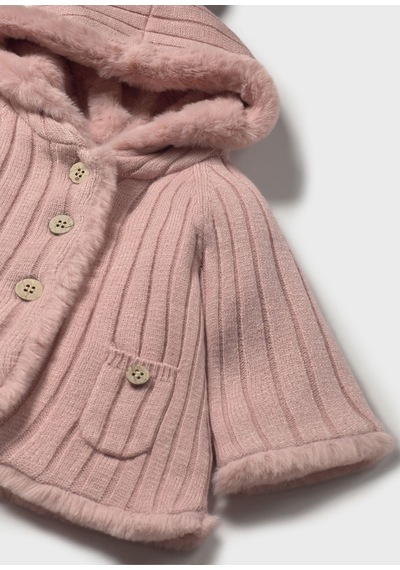 Mayoral Newborn Ponponlu Triko Hırka Pembe Pembe