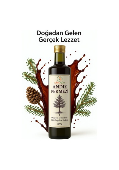 Şifakür Andız Pekmezi %100 Doğal Geleneksel Üretim Doğal Tatlandırıcı 700g
