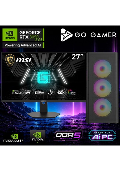Go Gamer E757DF i9-14900KF 16 GB 512 GB SSD RTX3050 8 GB 27" Free Dos Oem Paket Masaüstü Oyuncu Bilgisayarı