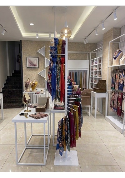 Eşarp Şal Ve Pantolon Askılığı Beyaz