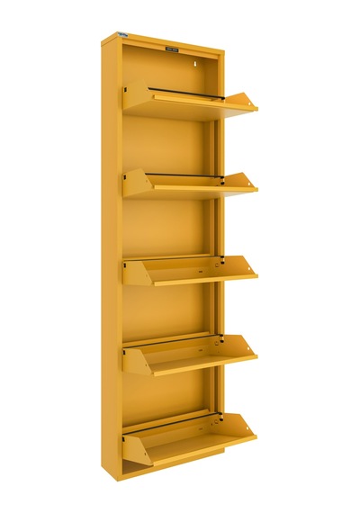 Ceha 5'li Metal Ayakkabılık - Hardal Sarısı/Mustard K.AYK-5/M1963