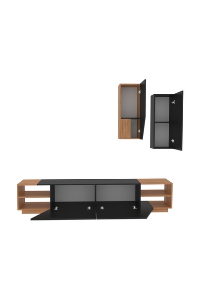Zebra Tv Ünitesi Siyah Teak Zebra Tv Ünitesi Siyah Teak