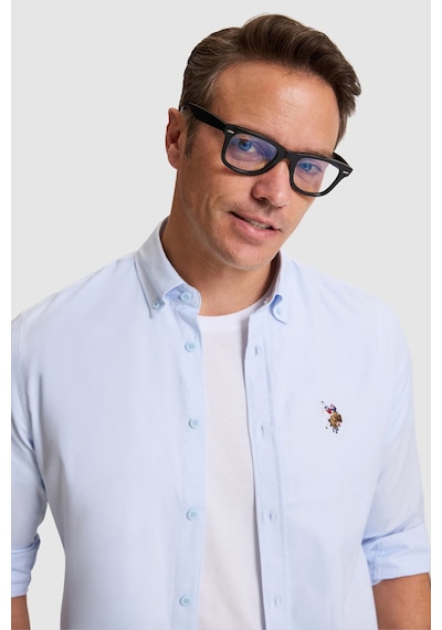 U.s. Polo Assn. Erkek Açık Mavi Gömlek Basic 50332757-vr003 Acık Mavı