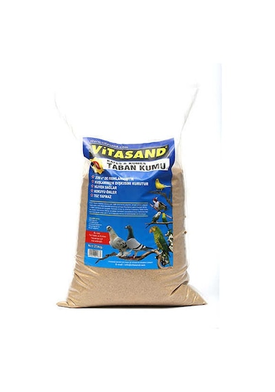 Kafes & Kümes Sarı Taban Kumu 20 Kg