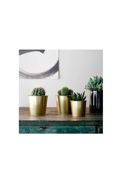 Ikea Daıdaı Çelik Saksı, Pirinç Rengi, 9 Cm -