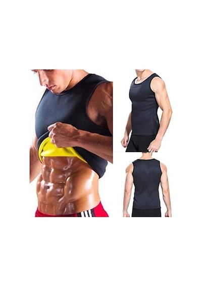 Multiflexpro Erkek Siyah Terleme Taytı Ve Terleme Korse