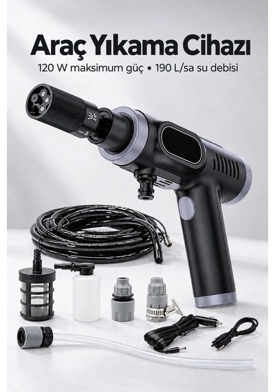Kargo Çift Çalışma Modlu Araç Yıkama Makinesi Şarj Edilebilir Najmaddin