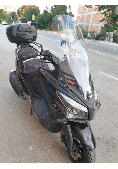Motocam Kymco Xtown Ct 250 Ön Cam 2020-2026 Model 83cm Şeffaf Renkli 4mm Uzun