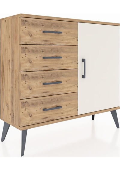 Arges Şifonyer Tek Raflı 4 Çekmeceli Tek Kapaklı 88x30x80 Çam-aytaşı/çam Aytaşı/çam Arges Şifonyer Tek Raflı 4 Çekmeceli Tek Kapaklı 88x30x80 Çam-aytaşı/çam Aytaşı/çam