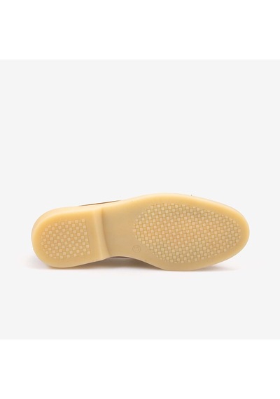 Kemal Tanca Kadın Kauçuk Tabanlı Süet Loafer 15001 Taba