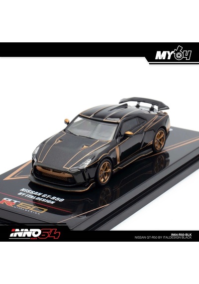 Inno 1/64 Nissan Gt-r50 By Italdesign Black Çok Renkli
