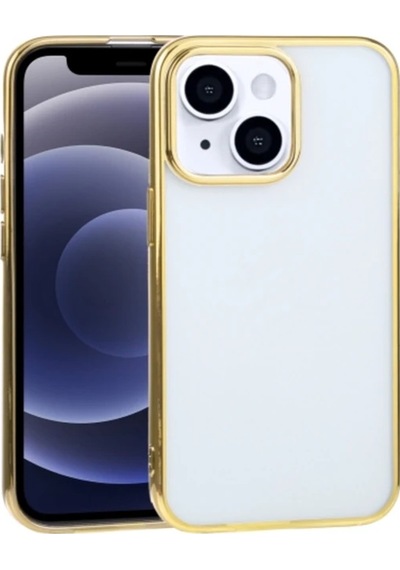 İphone 13 Mini 5.4inç Lazer Kaplama Renkli Kenar Şeffaf Kılıf- 5775 Mh-hs1409-9295